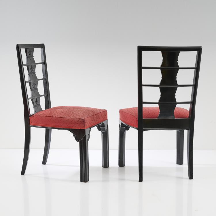 Bild 2 zu Objekt, Vier St&uuml;hle, um 1915, Otto Prutscher (zugeschrieben), Wien, 174A 346