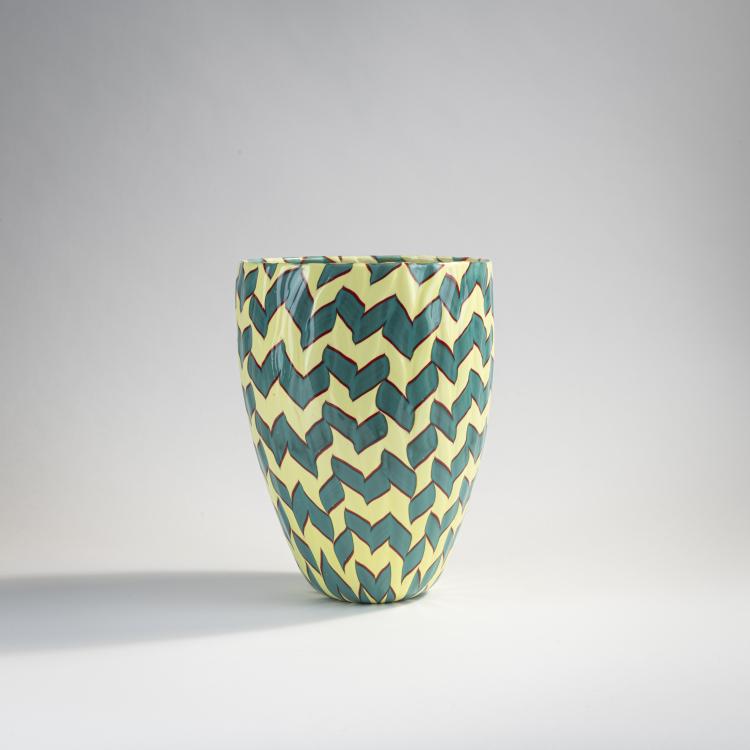 Hauptbild zu Objekt, Vase 'Calabash', um 1972, James Carpenter, Venini & C., Murano, 173C 638