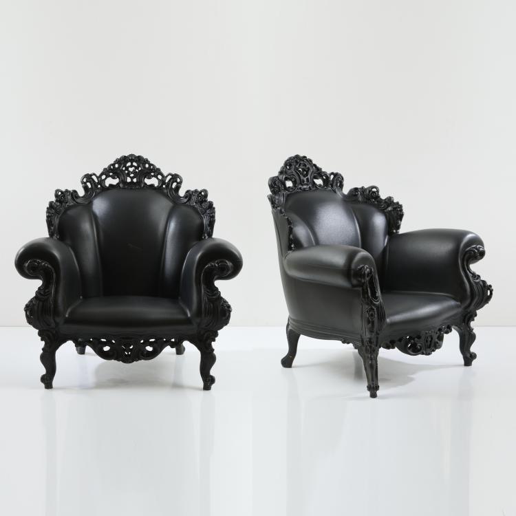 Hauptbild zu Objekt, Two 'Poltrona di Proust' outdoor-armchairs, 1978, Alessandro Mendini, Magis, Torre di Mosto, 173A 210