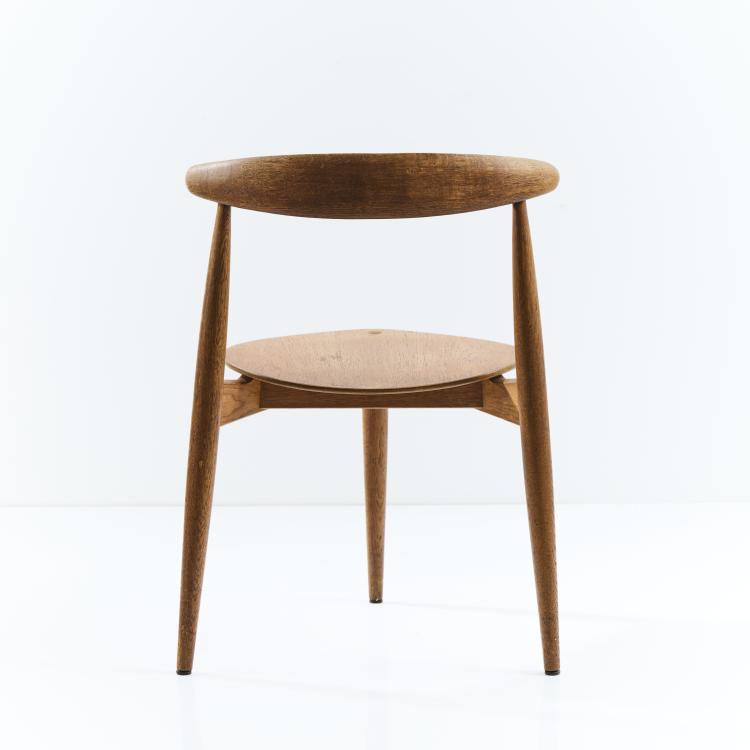 Bild 2 zu Objekt, Stuhl 'Heart chair' - FH 4103', 1952, Hans J. Wegner, Hansen, Fritz, Kopenhagen, 173B 448