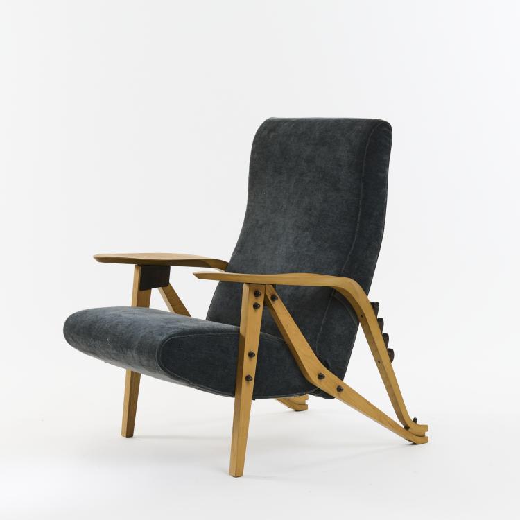 Bild 1 zu Objekt, 'Gilda' easy chair, 1954/1993, Carlo Mollino (after), Zanotta, Nova Milanese, 173A 29