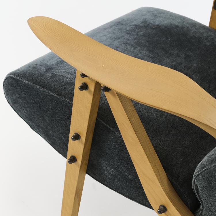 Bild 7 zu Objekt, 'Gilda' easy chair, 1954/1993, Carlo Mollino (after), Zanotta, Nova Milanese, 173A 29