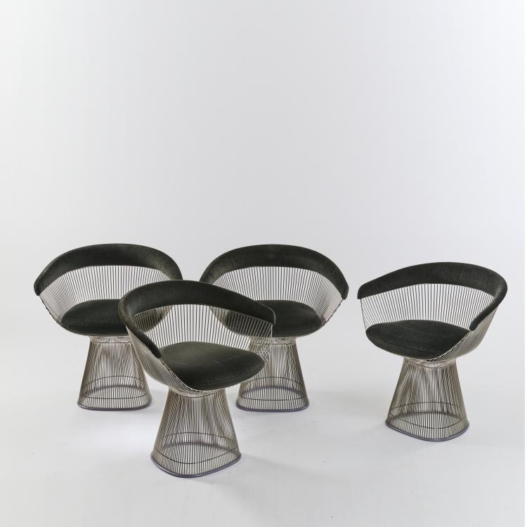 Bild 1 zu Objekt, Vier Armlehnsessel, 1966, Warren Platner, Knoll International, New York, 173B 375