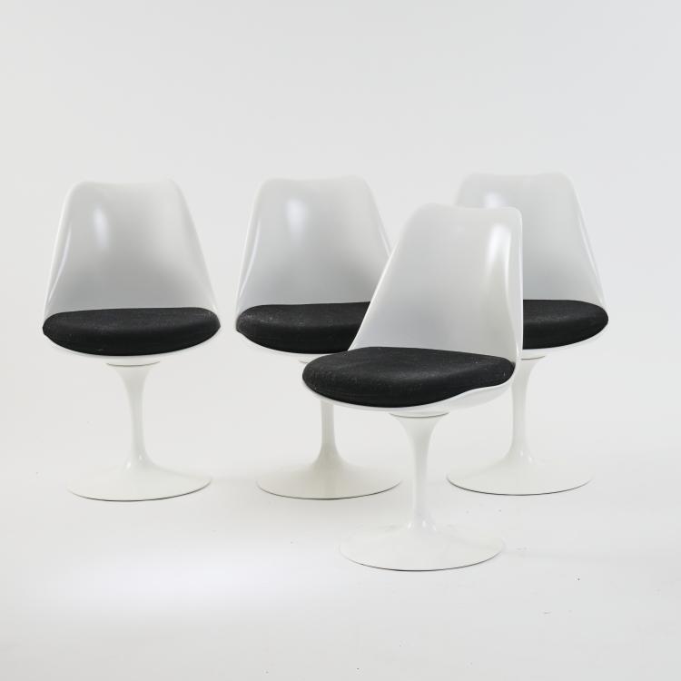 Hauptbild zu Objekt, Four 'Tulip' - '151S' chairs, 1956, Eero Saarinen, Knoll International, New York, 173B 369