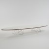 'Elliptical Table Rod Base - ETR' - 'Surfboard table, 1951