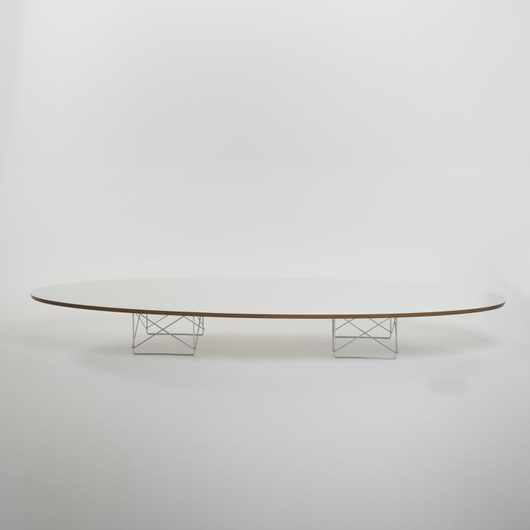 Bild 1 zu Objekt, 'Elliptical Table Rod Base - ETR' - 'Surfboard-table', 1951, Charles Eames, Vitra, Birsfelden, 173B 361