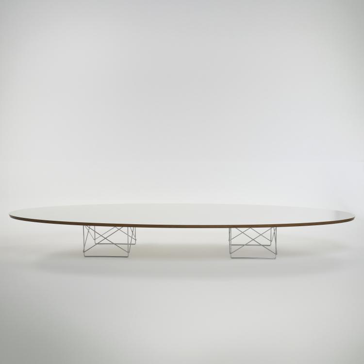 Bild 2 zu Objekt, 'Elliptical Table Rod Base - ETR' - 'Surfboard-table', 1951, Charles Eames, Vitra, Birsfelden, 173B 361
