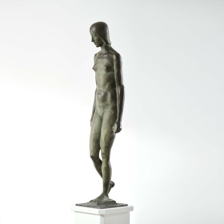 Bild 2 zu Objekt, Bronzefigur 'Stehende', um 1932, Karl Huber, 174A 296