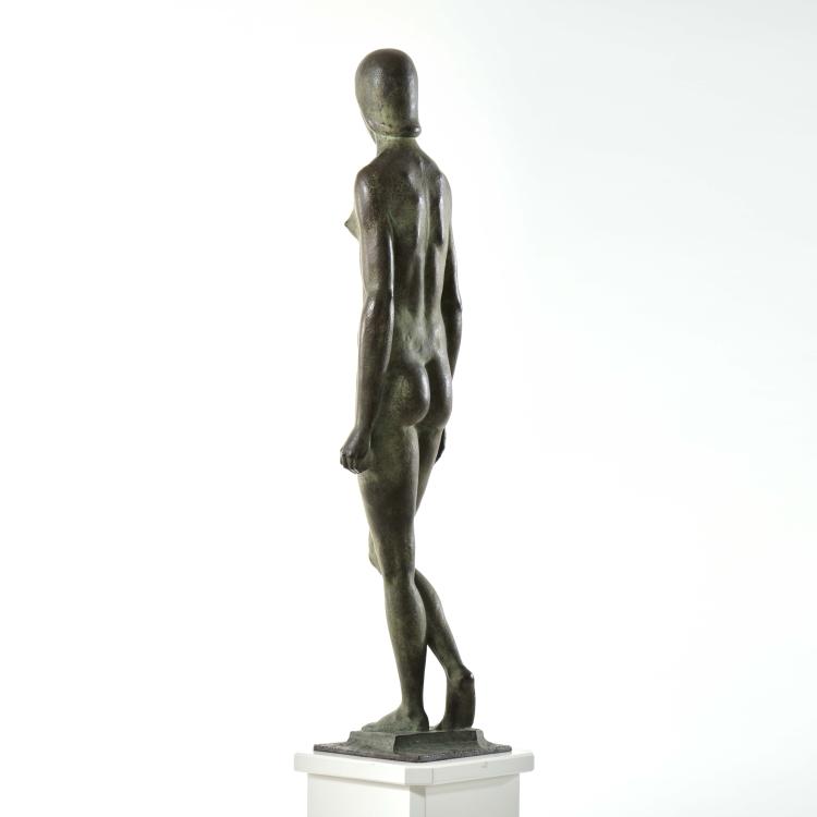 Bild 3 zu Objekt, Bronzefigur 'Stehende', um 1932, Karl Huber, 174A 296