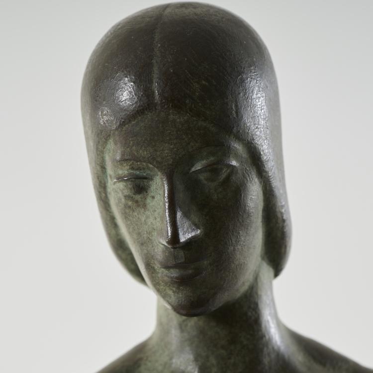 Bild 5 zu Objekt, Bronzefigur 'Stehende', um 1932, Karl Huber, 174A 296