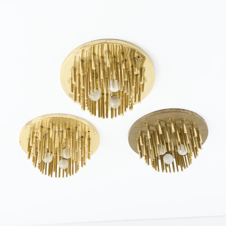 Bild 1 zu Objekt, Three ceiling lights, 1960s, Gaetano Sciolari, Sciolari, Rom, 173A 120