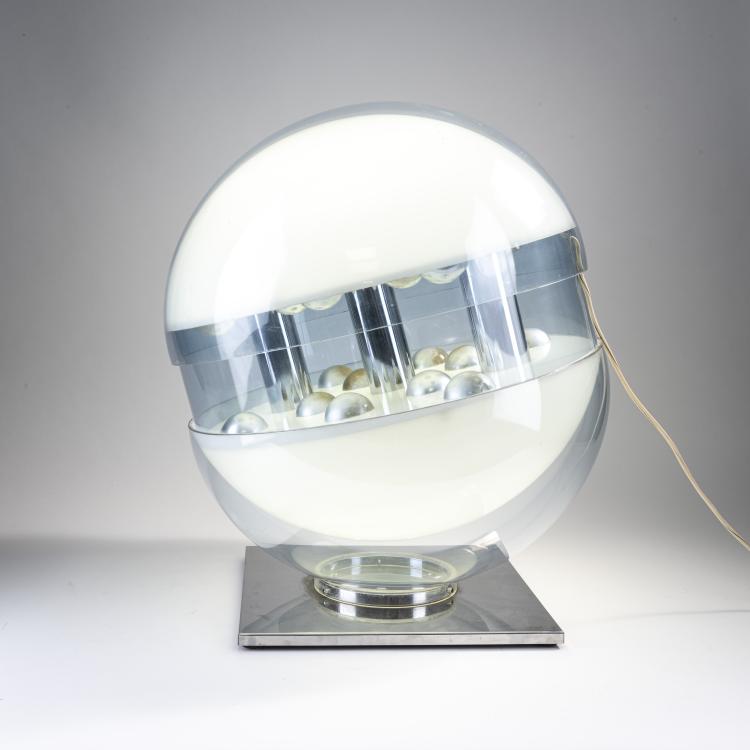 Bild 2 zu Objekt, Tischleuchte 'Quasar', 1970er Jahre, Pierre Cardin,Francesco Bocola, Stilnovo, Mailand, 173A 186