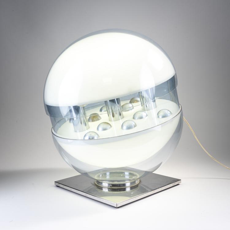 Bild 3 zu Objekt, Tischleuchte 'Quasar', 1970er Jahre, Pierre Cardin,Francesco Bocola, Stilnovo, Mailand, 173A 186