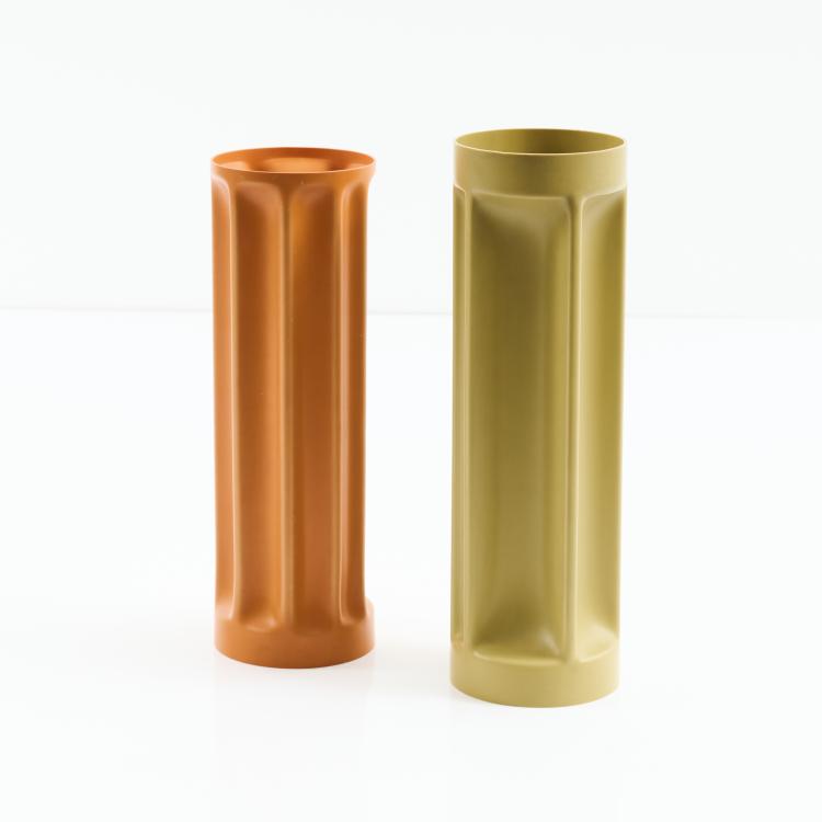 Hauptbild zu Objekt, Two vases 'Bambu', 1969, Enzo Mari, Danese, Mailand, 173A 72