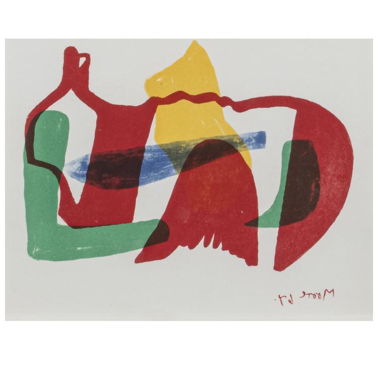 Hauptbild zu Objekt, 'Reclining Figure', 1967, Henry Moore, 173D 879