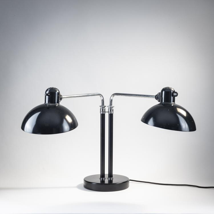 Hauptbild zu Objekt, Double arm table light '6580', 1934, Christian Dell, Kaiser & Co., Neheim-H&uuml;sten, 173B 316