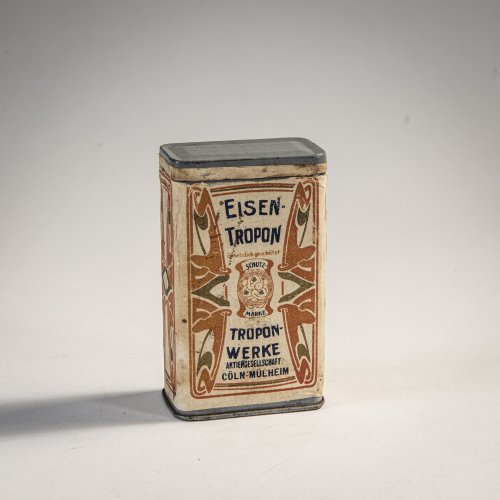 Dose 'Eisen-Tropon', um 1898