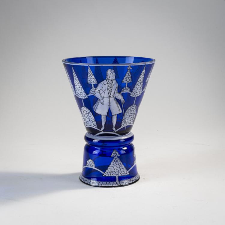 Bild 1 zu Objekt, Pokalvase, 1917, Vally Wieselthier, Wiener Werkst&auml;tte; Oertel, Johann, Haida;, 174A 239