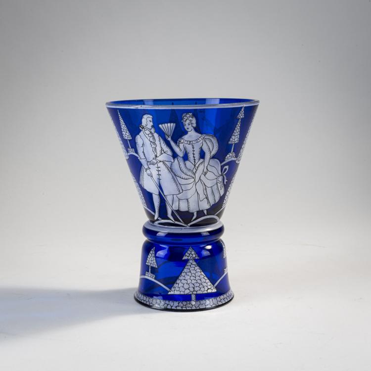 Bild 2 zu Objekt, Pokalvase, 1917, Vally Wieselthier, Wiener Werkst&auml;tte; Oertel, Johann, Haida;, 174A 239