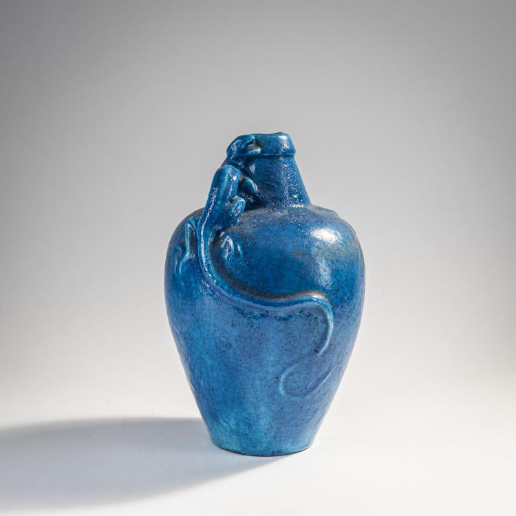 Hauptbild zu Objekt, Vase 'Lezard', 1899, Edmond Lachenal, Lachenal, Edmond, Ch&acirc;tillon-sous-Bagneux, 174A 385