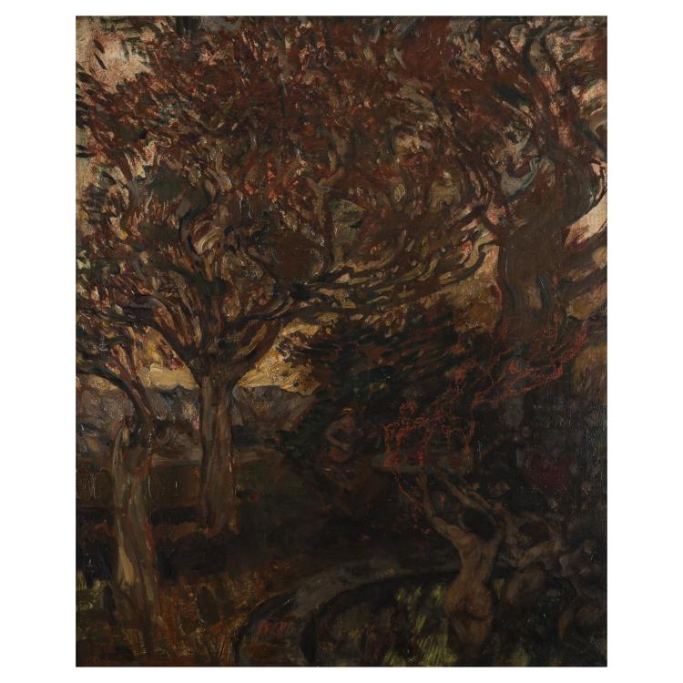 Bild 1 zu Objekt, 'Woodland Ceremony', around 1890, Albert von Keller (attributed), 173D 822