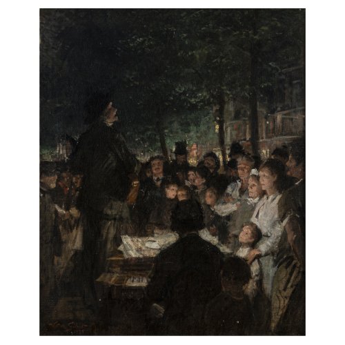 'Street concert', 1875