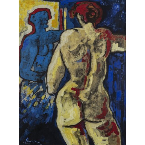 Nude in the mirror image, 2001