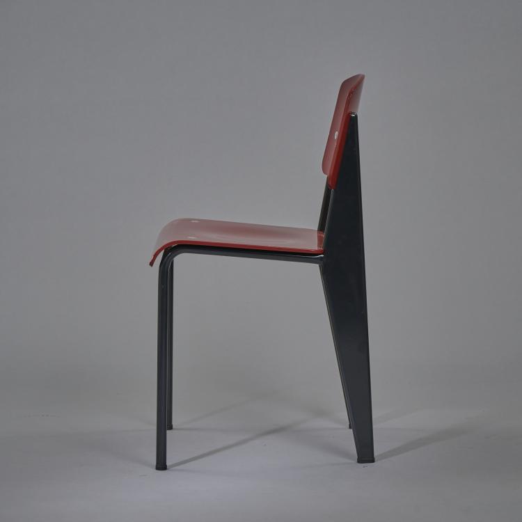 Bild 4 zu Objekt, Four 'Standard SP' chairs, 1934/1950, Jean Prouv&eacute;, Vitra, Birsfelden, 173B 493