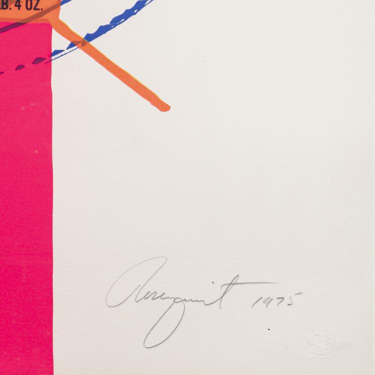 Bild 1 zu Objekt, 'For Artists' aus 'Artist's Rights Today', 1975, James Rosenquist, Styria Studios, New York (Print.), 173D 889