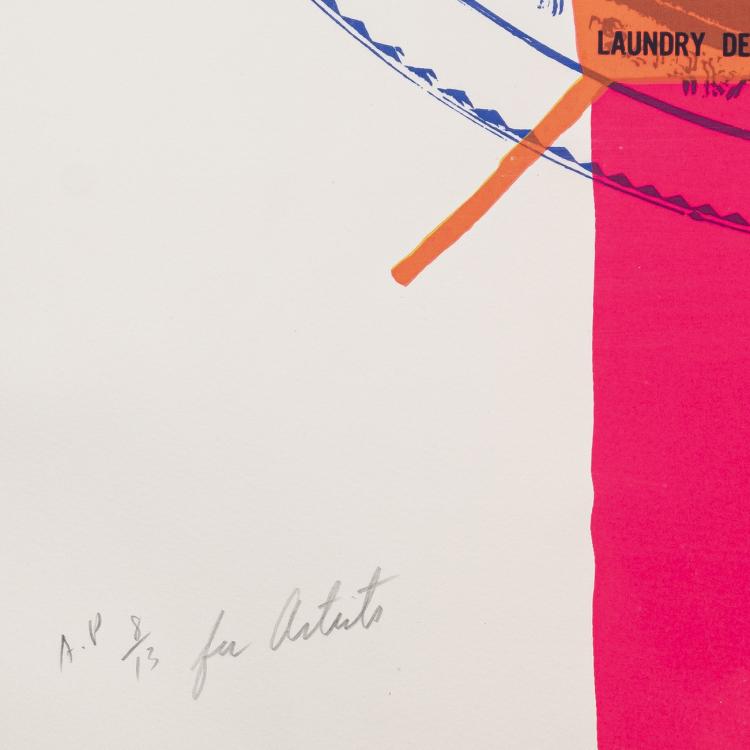 Bild 2 zu Objekt, 'For Artists' aus 'Artist's Rights Today', 1975, James Rosenquist, Styria Studios, New York (Print.), 173D 889