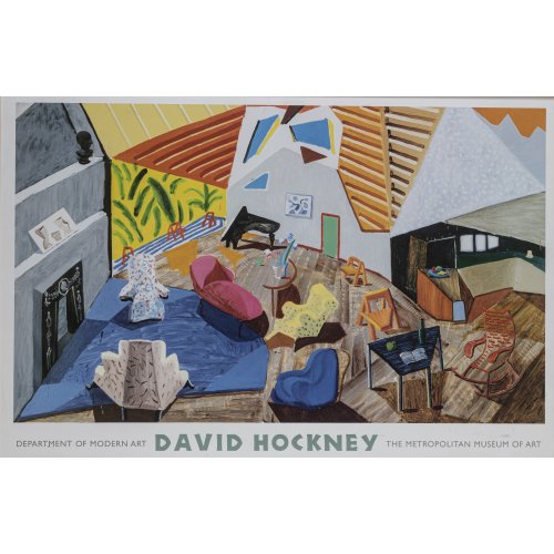 Plakat 'Department of Modern Art. David Hockney. The Metropolitan Museum of Art', 1999