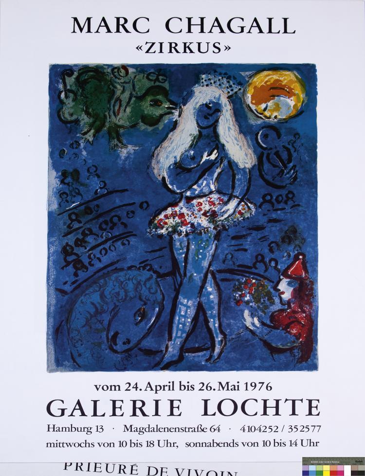 Bild 1 zu Objekt, Konvolut von sechs Plakaten, 1969-82, Marc Chagall (nach), Mourlot/Sorlier, 173D 802