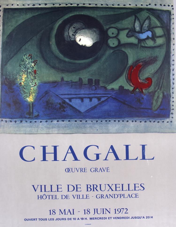 Bild 6 zu Objekt, Konvolut von sechs Plakaten, 1969-82, Marc Chagall (nach), Mourlot/Sorlier, 173D 802