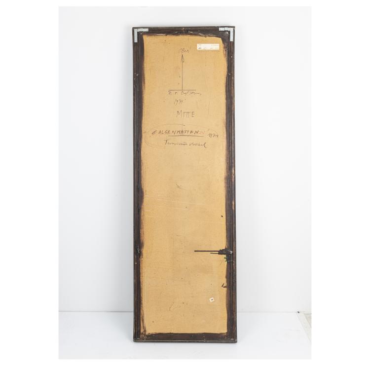 Bild 2 zu Objekt, 'Galgenkasten/Terminus Vertikal' (middle object box of the Galgen-triptych), 1971, Karl Fred Dahmen, 173D 858