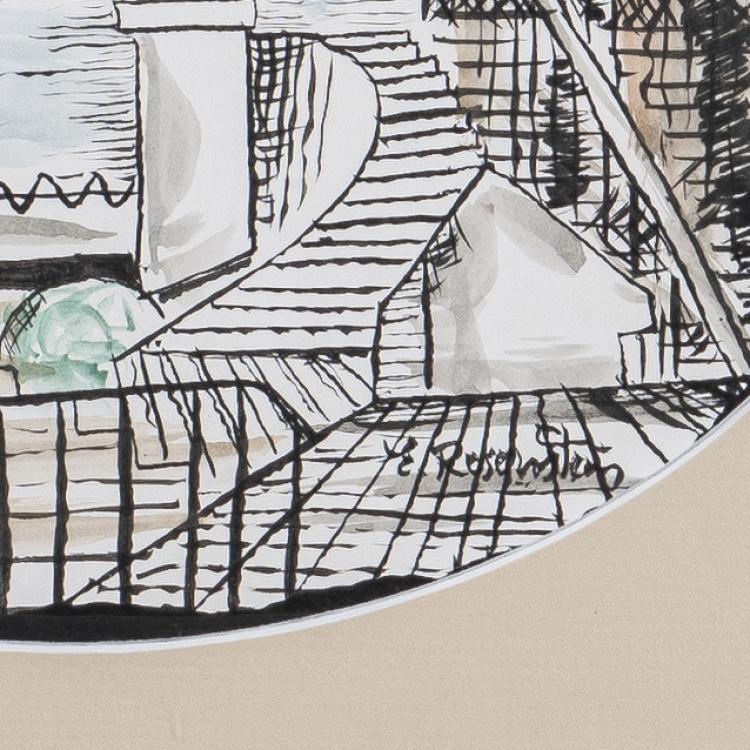 Bild 1 zu Objekt, 'Pejzaż ze schodami', around 1975, Erna Rosenstein, 173D 890