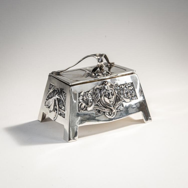 Hauptbild zu Objekt, Sugar box, 1898, Carl Stock, Bruckmann & S&ouml;hne, Heilbronn, 174A 309