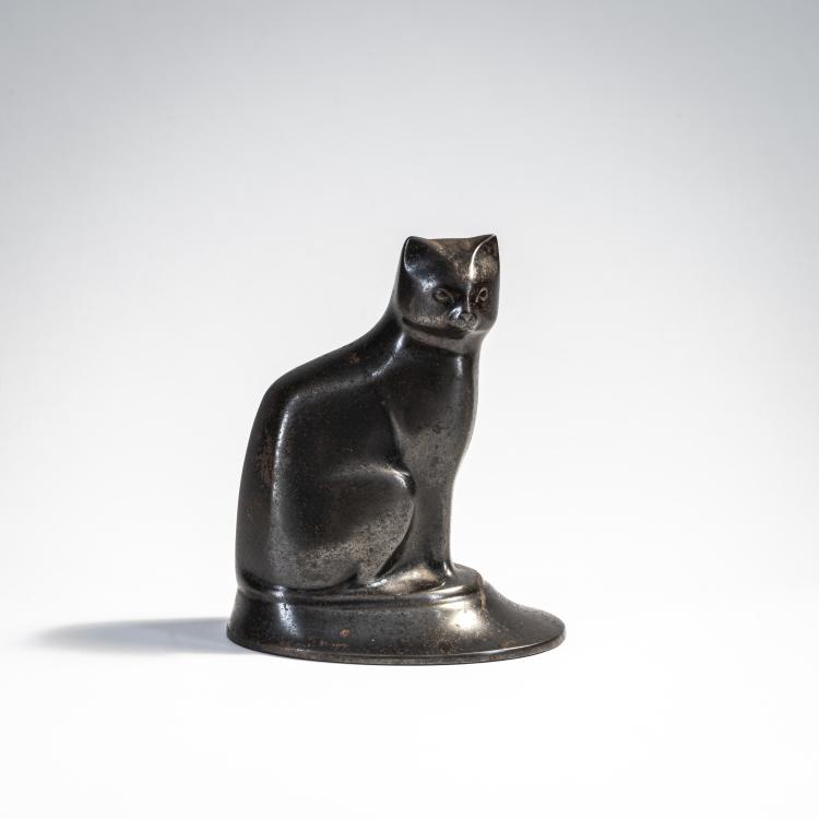 Hauptbild zu Objekt, Cat, c. 1906, Albin M&uuml;ller, Stolbergsches H&uuml;ttenwerk, Ilsenburg (zug./attr.), 174A 301