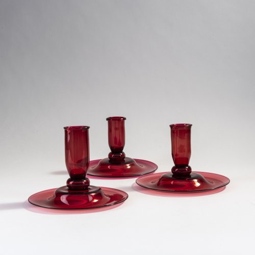 Three candlesticks, 1921-25