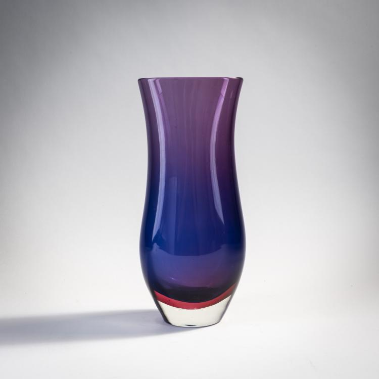 Hauptbild zu Objekt, Vase 'Sommerso', um 1955, Flavio Poli, Seguso Vetri d'Arte, Murano, 173C 707