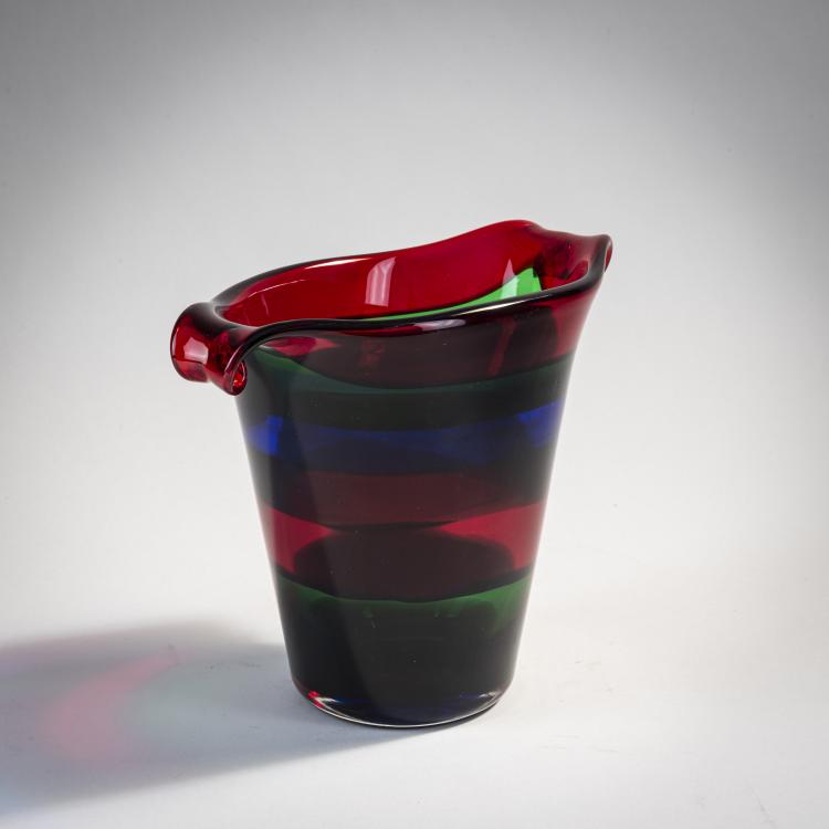 Bild 1 zu Objekt, 'A fasce' vase, c. 1960, Gino Mazzega, Mazzega, I.V.R., Murano, 173C 756