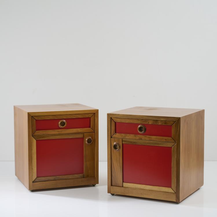 Bild 1 zu Objekt, Zwei Nachttische, 1960er Jahre, Italien, 173A 158