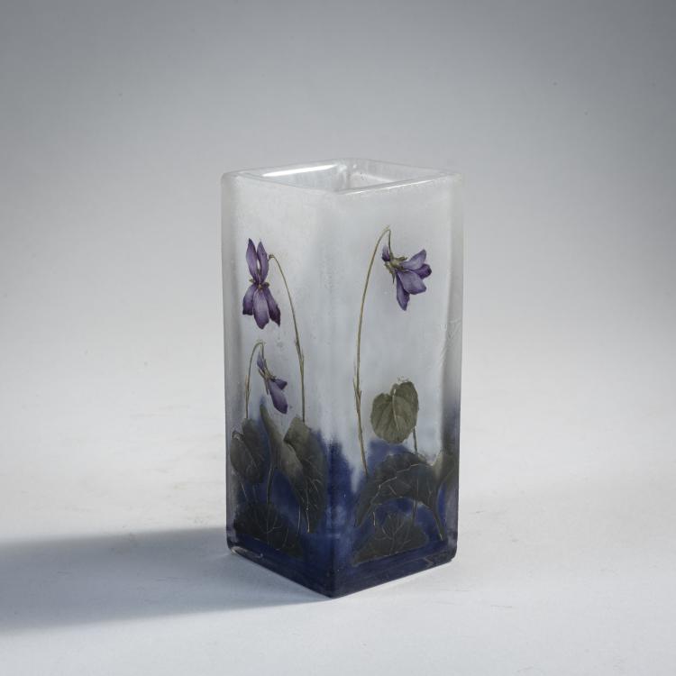 Bild 2 zu Objekt, Kleine Vase 'Violettes', um 1905, Daum Fr&egrave;res, Nancy, 174A 58