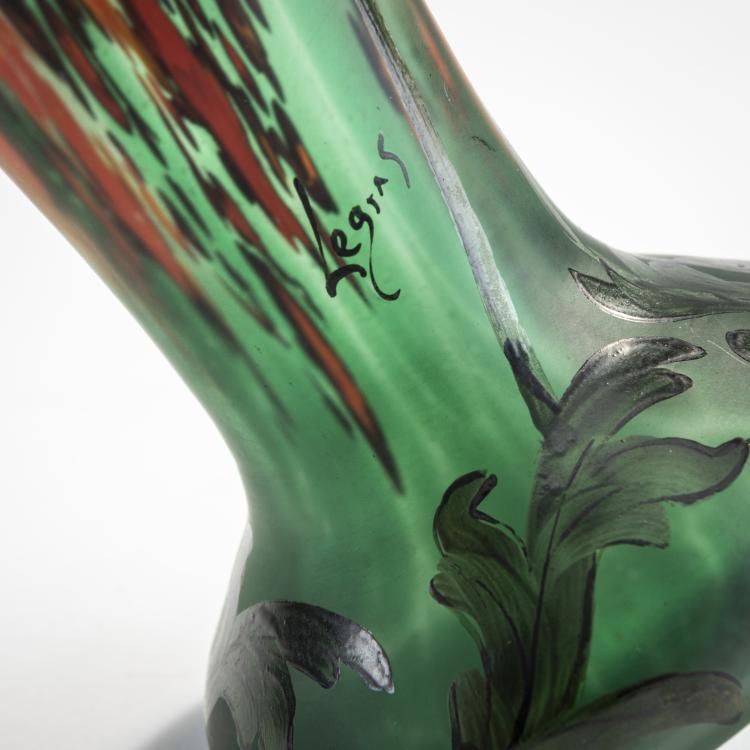 Bild 2 zu Objekt, Hohe Vase 'Pavots', um 1925, Legras & Cie., Saint-Denis, 174A 177