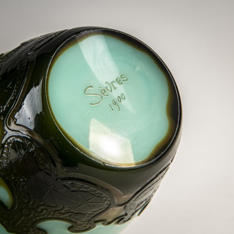 Bild 2 zu Objekt, Vase 'Ancolies', 1900, Landier & Fils, S&egrave;vres, Cristallerie de, 174A 175