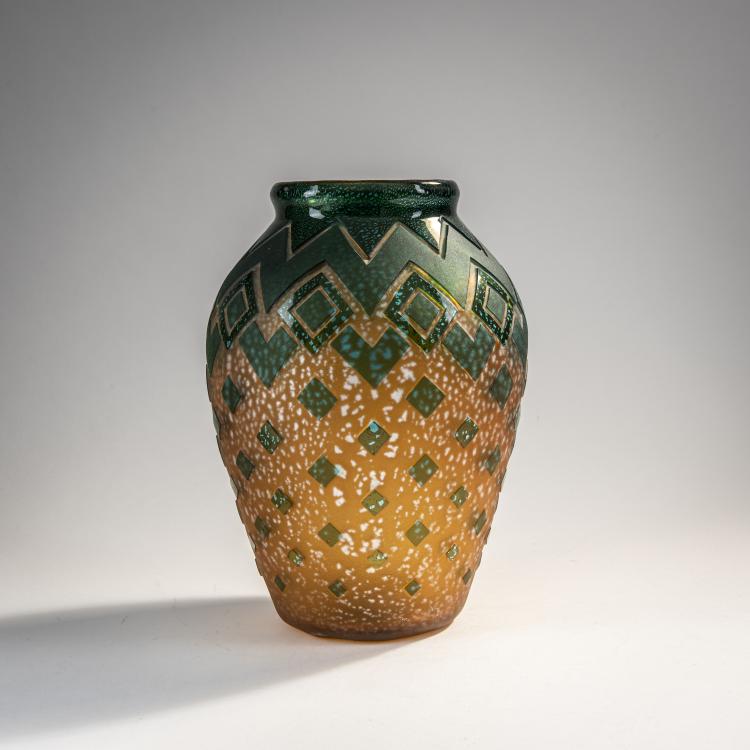 Hauptbild zu Objekt, Vase, 1930er Jahre, Muller Fr&egrave;res, Lun&eacute;ville, 174A 180