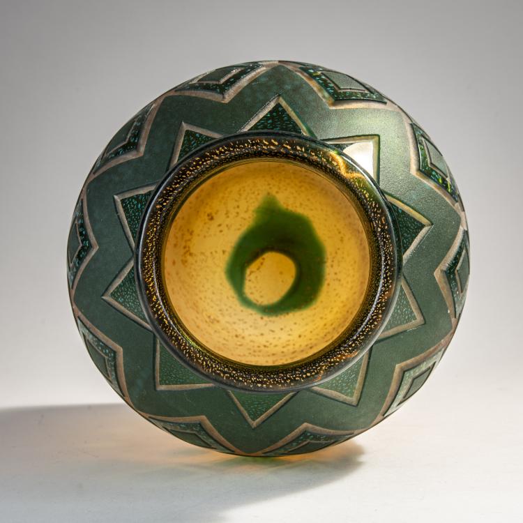 Bild 1 zu Objekt, Vase, 1930er Jahre, Muller Fr&egrave;res, Lun&eacute;ville, 174A 180