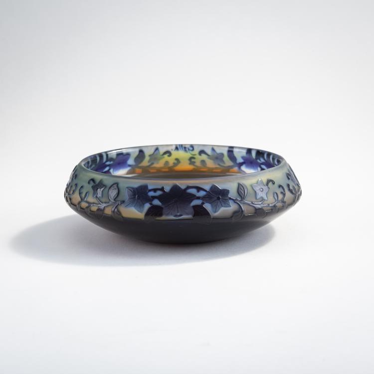 Hauptbild zu Objekt, Schale 'Cl&eacute;matites', 1920-36, Gall&eacute;, Nancy, 174A 145