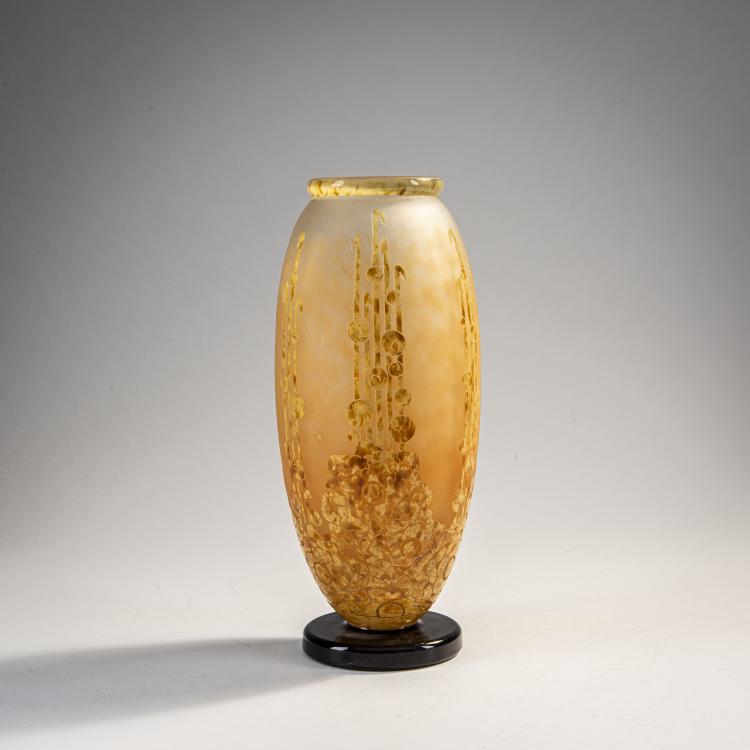 Hauptbild zu Objekt, Vase 'Rose tr&eacute;mi&egrave;res', 1927-28, Schneider, Epinay-sur-Seine, 174A 191