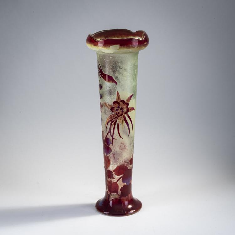 Bild 1 zu Objekt, Tall vase 'Ancolies', 1895-1900, Emile Gall&eacute;, Gall&eacute;, Nancy, 174A 117