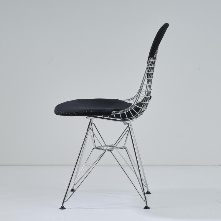 Bild 1 zu Objekt, 'Wire Chair - DKR-2' with 'Bikini' upholstery, c. 1951, Charles & Ray Eames, Vitra, Birsfelden, 173B 362